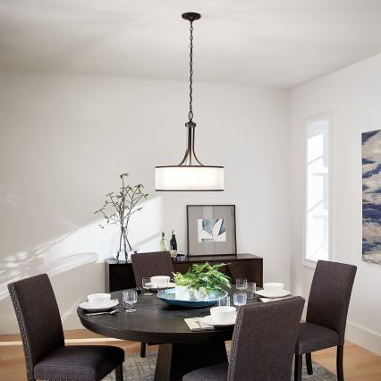 Elstead KL-LACEY-P-L-MB - Candelabro suspenso LACEY 4xE27/60W/230V