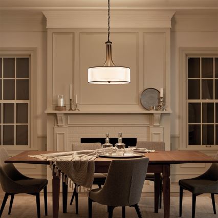 Elstead KL-LACEY-P-L-MB - Candelabro suspenso LACEY 4xE27/60W/230V