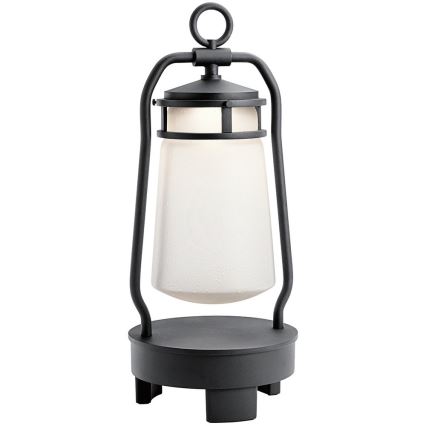 Elstead KL-LYNDON-BT-B-BK - Candeeiro exterior LED com altifalante LED/3W/230V IP44 300 mA