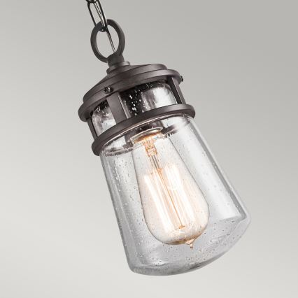 Elstead KL-LYNDON8-S-AZ - Candelabro exterior LYNDON 1xE27/75W/230V IP44 antracite