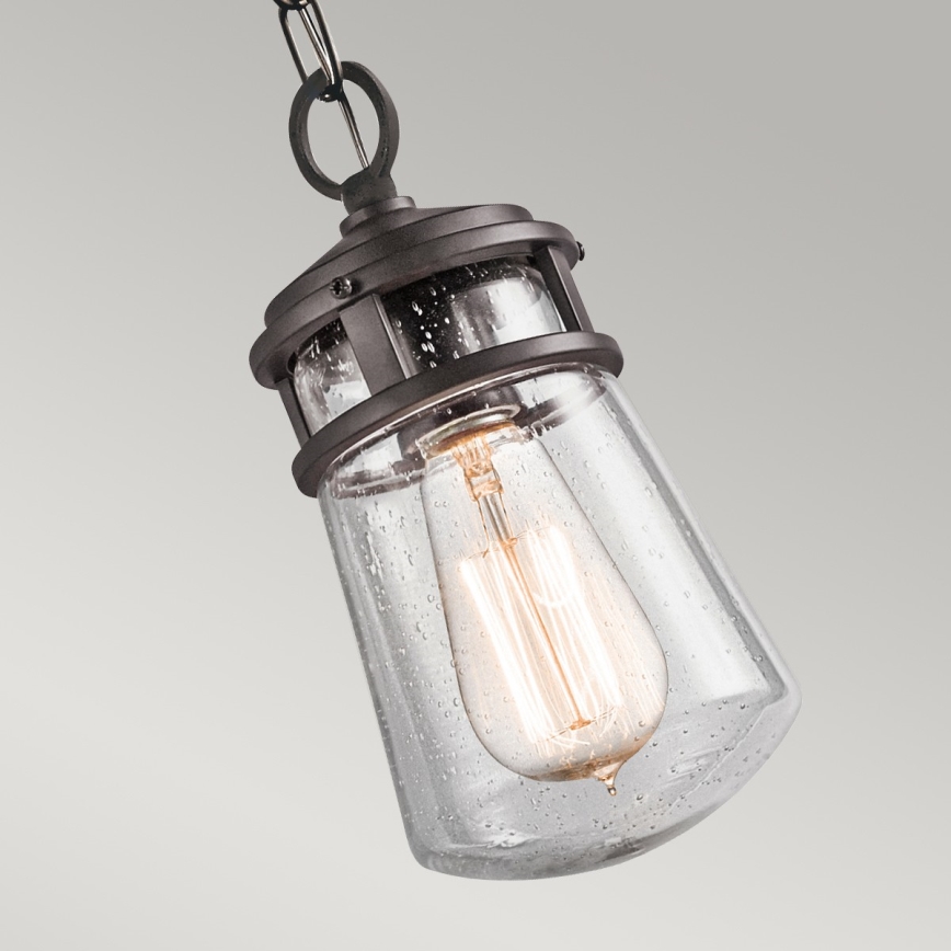 Elstead KL-LYNDON8-S-AZ - Candelabro exterior LYNDON 1xE27/75W/230V IP44 antracite