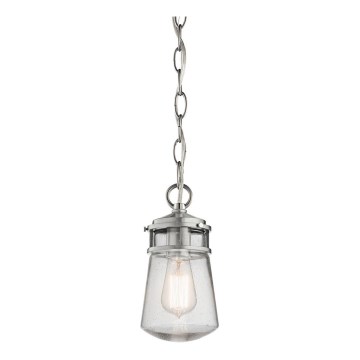 Elstead KL-LYNDON8-S-BA - Candelabro exterior LYNDON 1xE27/75W/230V IP44 cromado mate