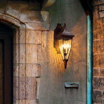 Elstead KL-VENETIAN2-M - Iluminação de parede exterior VENETIAN 2xE14/60W/230V IP44