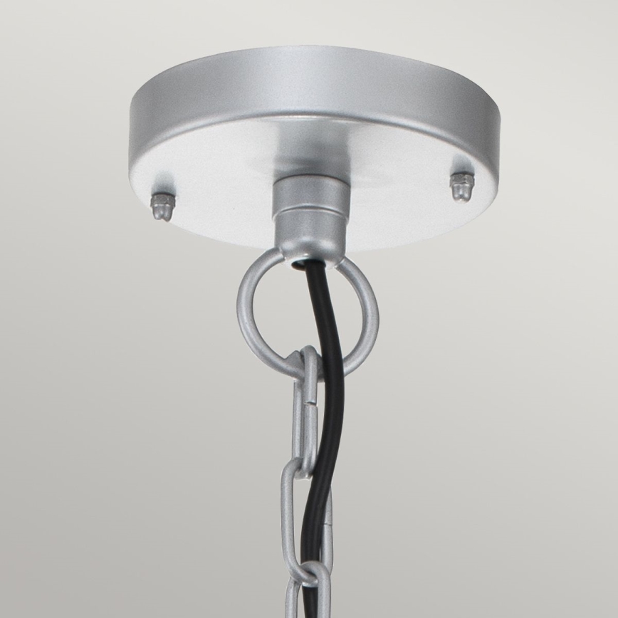 Elstead - Lustre exterior suspenso por corrente KLAMPENBORG 1xE27/60W/230V IP44 cromado mate