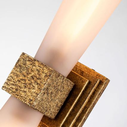 Elstead - Aplique de parede LED para casa de banho KRISTY 2xG9/4W/230V IP44, acabamento em cobre