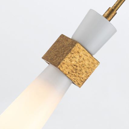 Elstead - Lustre de haste KRISTY 1xE27/40W/230V Ø 15,2 cm acabamento em cobre