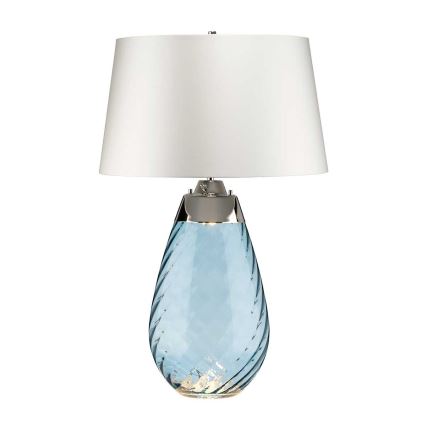 Elstead - Candeeiro de mesa LED LENA 1xE27/40W/230V + 1xGU10/7W 74 cm azul/branco