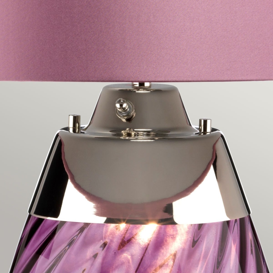 Elstead - Candeeiro de mesa LED LENA 1xE27/40W/230V + 1xGU10/7W 74 cm rosa