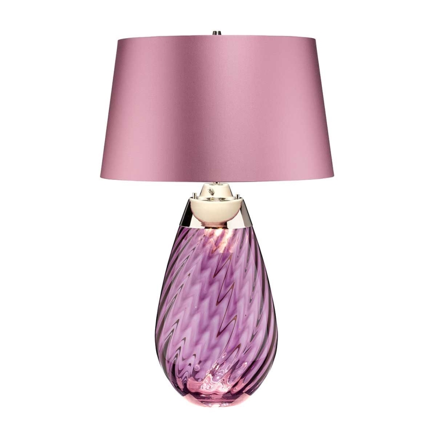 Elstead - Candeeiro de mesa LED LENA 1xE27/40W/230V + 1xGU10/7W 74 cm rosa