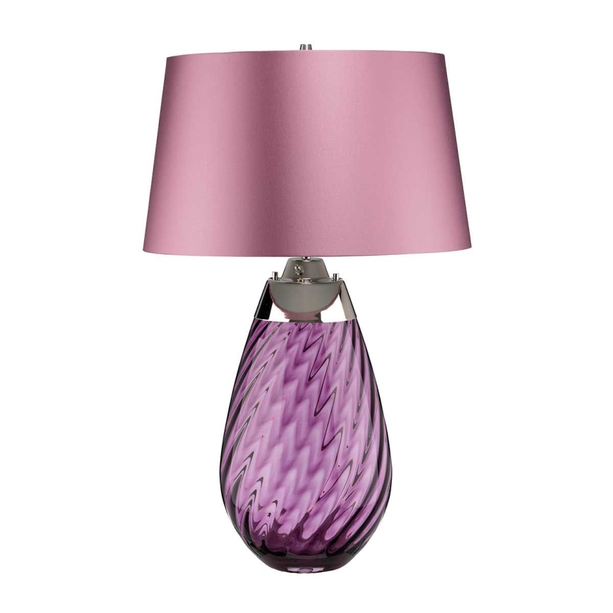 Elstead - Candeeiro de mesa LED LENA 1xE27/40W/230V + 1xGU10/7W 74 cm rosa