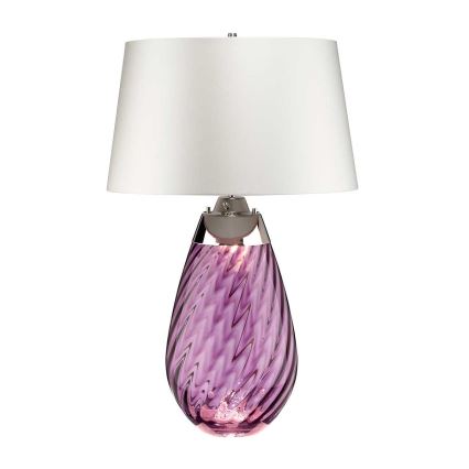 Elstead - Candeeiro de mesa LED LENA 1xE27/40W/230V + 1xGU10/7W 74 cm rosa/branco