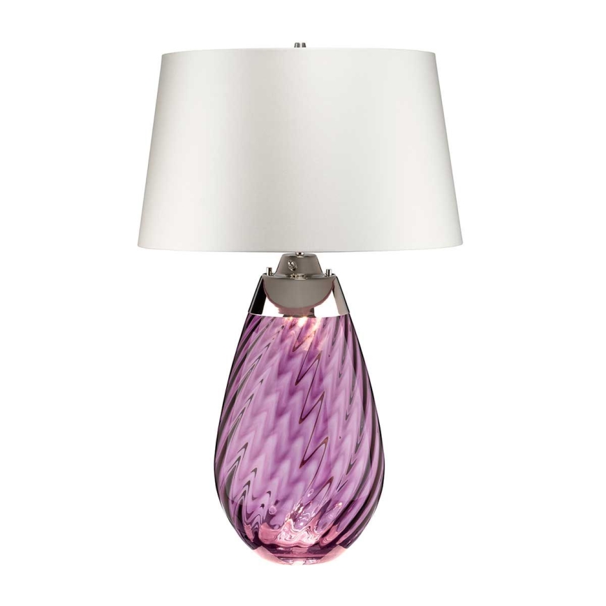 Elstead - Candeeiro de mesa LED LENA 1xE27/40W/230V + 1xGU10/7W 74 cm rosa/branco