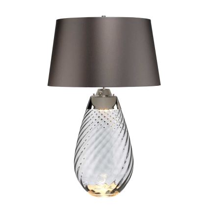 Elstead - Candeeiro de mesa LED LENA 1xE27/40W/230V + 1xGU10/7W 74 cm cinzento
