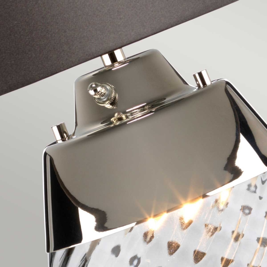 Elstead - Candeeiro de mesa LED LENA 1xE27/40W/230V + 1xGU10/7W 74 cm cinzento