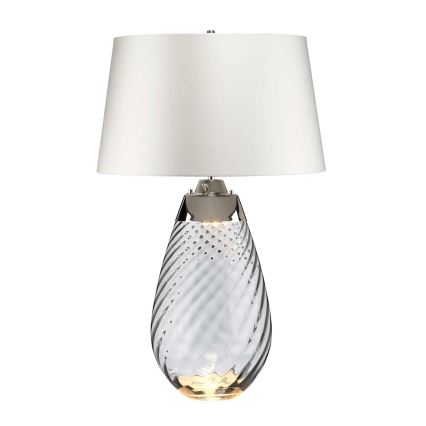 Elstead - Candeeiro de mesa LED LENA 1xE27/40W/230V + 1xGU10/7W 74 cm branco