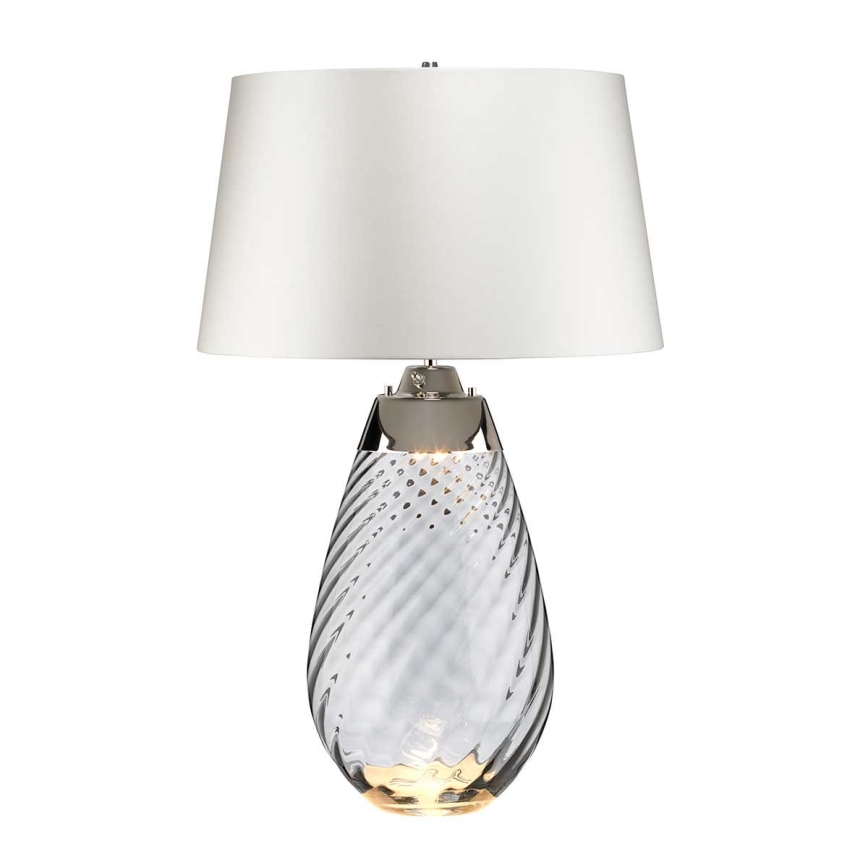 Elstead - Candeeiro de mesa LED LENA 1xE27/40W/230V + 1xGU10/7W 74 cm branco