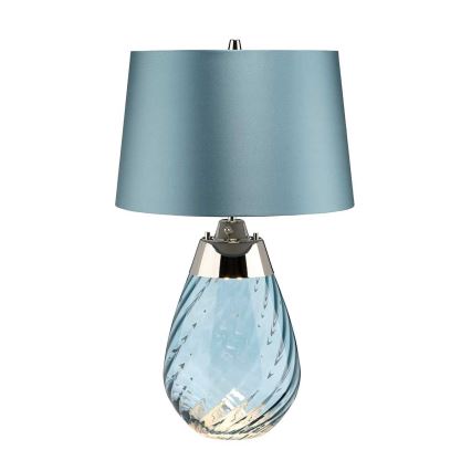 Elstead - Candeeiro de mesa LED LENA 1xE27/60W/230V + 1xGU10/7W 60,5 cm azul
