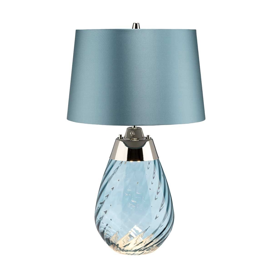 Elstead - Candeeiro de mesa LED LENA 1xE27/60W/230V + 1xGU10/7W 60,5 cm azul