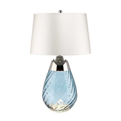 Elstead - Candeeiro de mesa LED LENA 1xE27/60W/230V + 1xGU10/7W 60,5cm azul/branco