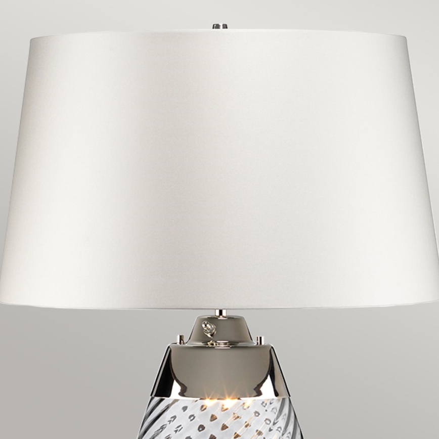 Elstead - Candeeiro de mesa LED LENA 1xE27/60W/230V + 1xGU10/7W 60,5cm azul/branco