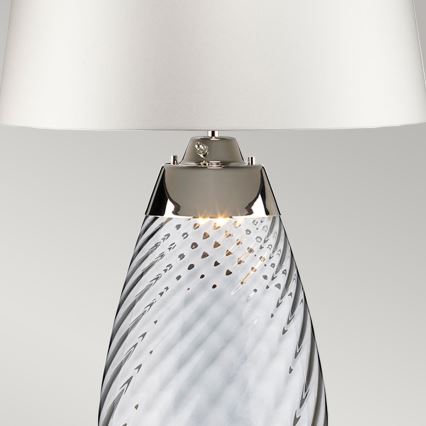 Elstead - Candeeiro de mesa LED LENA 1xE27/60W/230V + 1xGU10/7W 60,5cm azul/branco