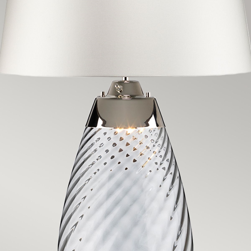 Elstead - Candeeiro de mesa LED LENA 1xE27/60W/230V + 1xGU10/7W 60,5cm azul/branco