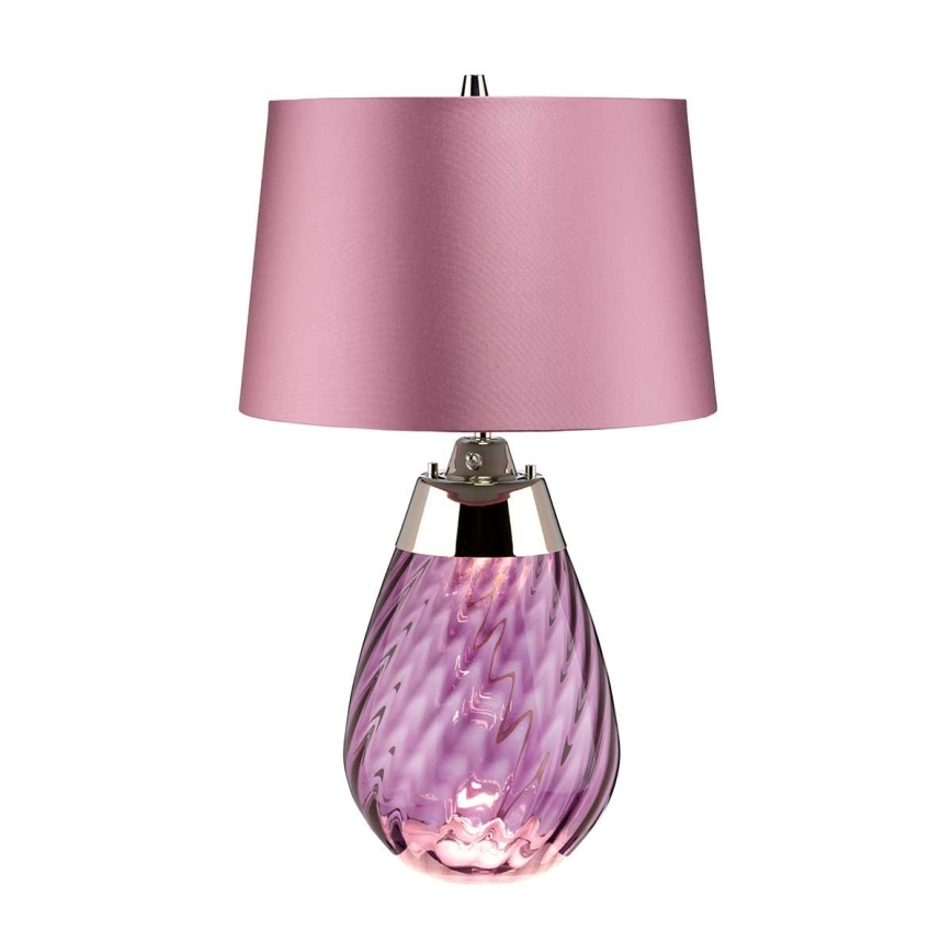 Elstead - Candeeiro de mesa LED LENA 1xE27/60W/230V + 1xGU10/7W 60,5 cm rosa