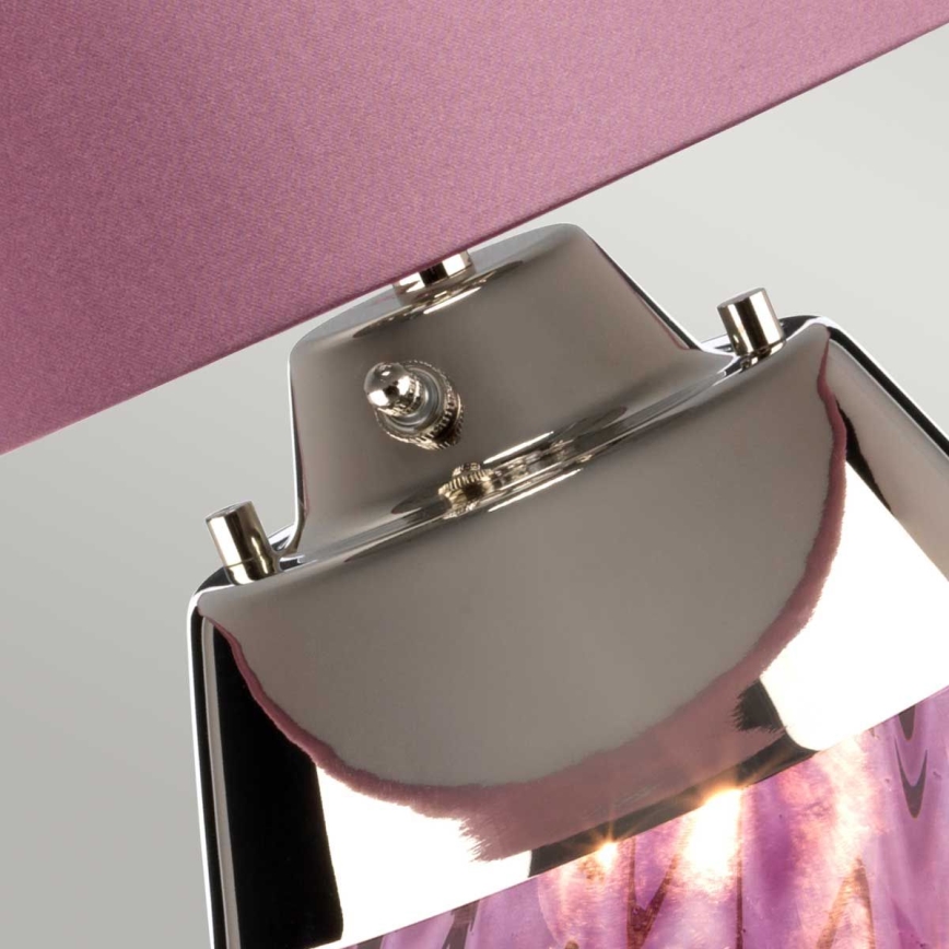 Elstead - Candeeiro de mesa LED LENA 1xE27/60W/230V + 1xGU10/7W 60,5 cm rosa
