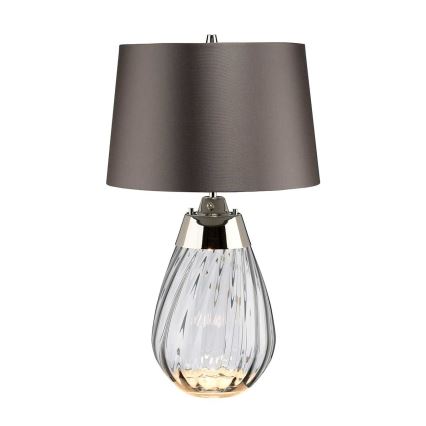 Elstead - Candeeiro de mesa LED LENA 1xE27/60W/230V + 1xGU10/7W 60,5 cm cinzento