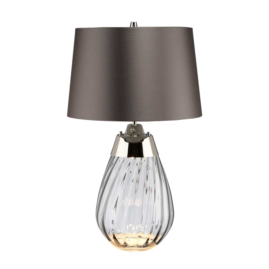 Elstead - Candeeiro de mesa LED LENA 1xE27/60W/230V + 1xGU10/7W 60,5 cm cinzento