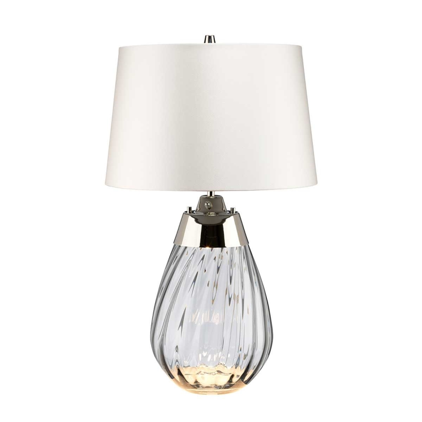Elstead - Candeeiro de mesa LED LENA 1xE27/60W/230V + 1xGU10/7W 60,5 cm branco