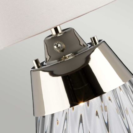 Elstead - Candeeiro de mesa LED LENA 1xE27/60W/230V + 1xGU10/7W 60,5 cm branco