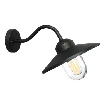 Elstead - Luminária exterior KLAMPENBORG 1xE27/60W/230V IP44 preta