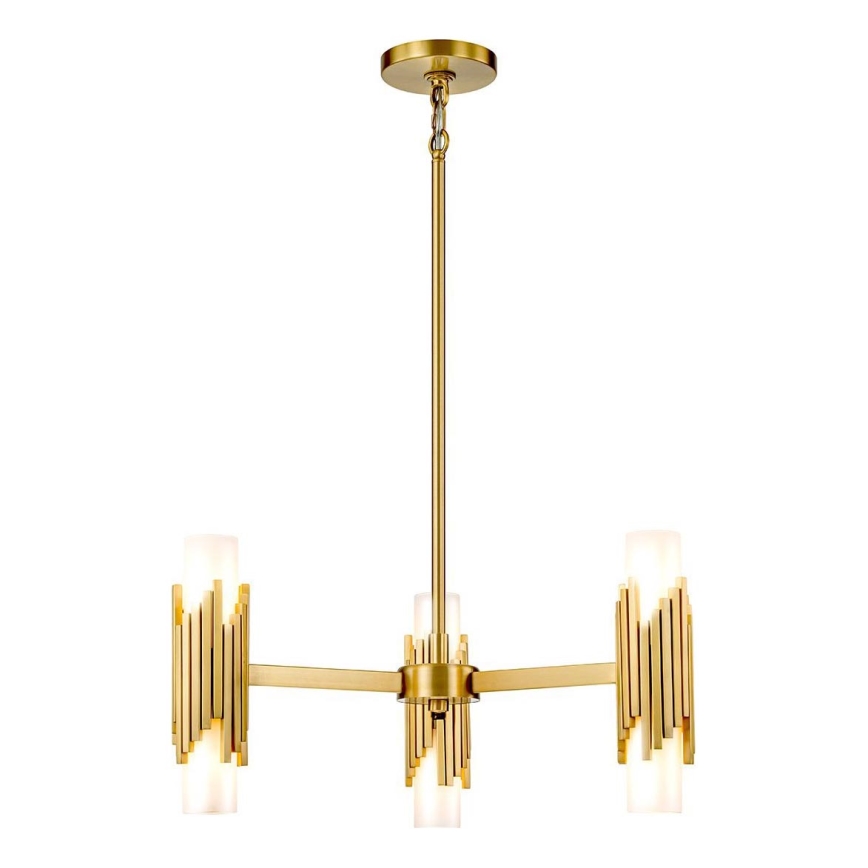 Elstead - Lustre de haste MARVELE 6xE14/40W/230V dourado