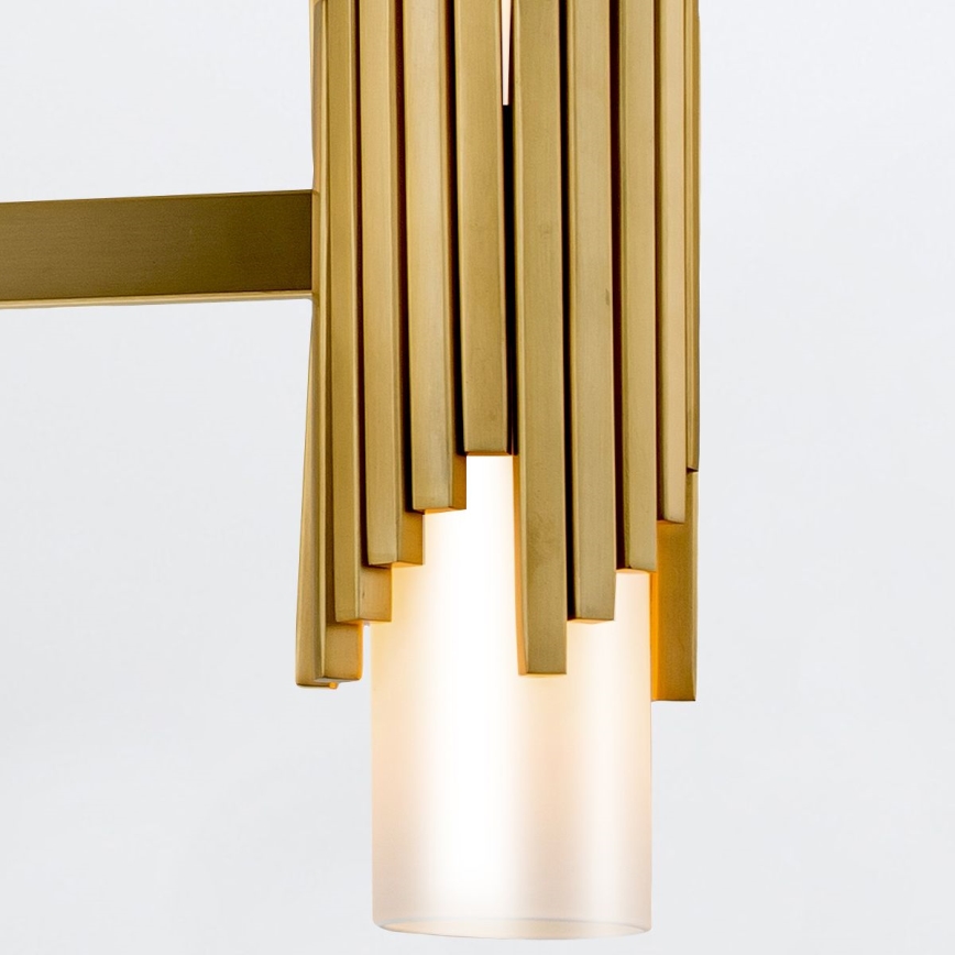 Elstead - Lustre com haste MARVELE 8xE14/40W/230V dourado