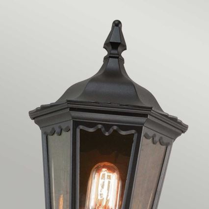 Elstead - Aplique de parede para exterior MEDSTEAD 1xE27/60W/230V IP44 preto