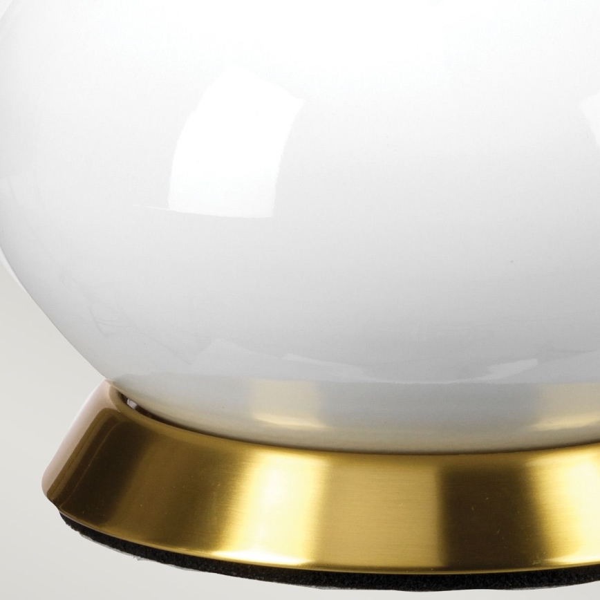 Elstead - Candeeiro de mesa MILO 1xE27/60W/230V cinzento/dourado