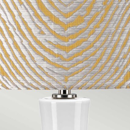 Elstead - Candeeiro de mesa MILO 1xE27/60W/230V cinzento/dourado