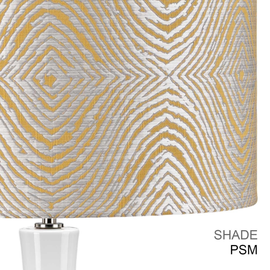 Elstead - Candeeiro de mesa MILO 1xE27/60W/230V cinzento/dourado