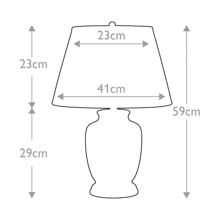 Elstead - Candeeiro de mesa MORRIS 1xE27/60W/230V