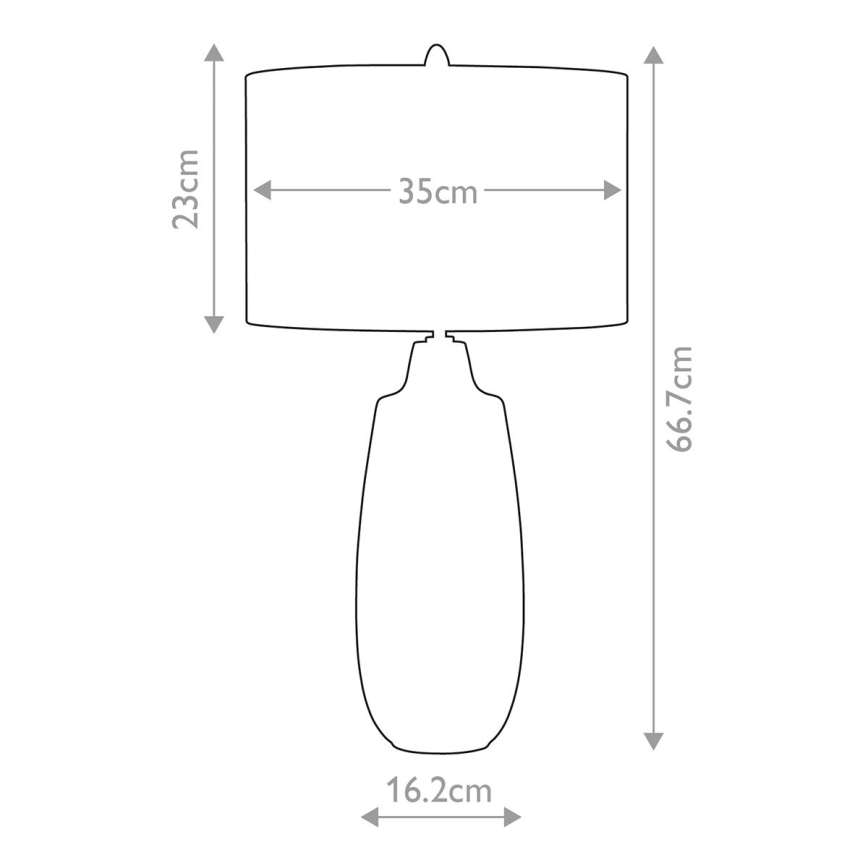 Elstead - Candeeiro de mesa NEWHAM 1xE27/60W/230V
