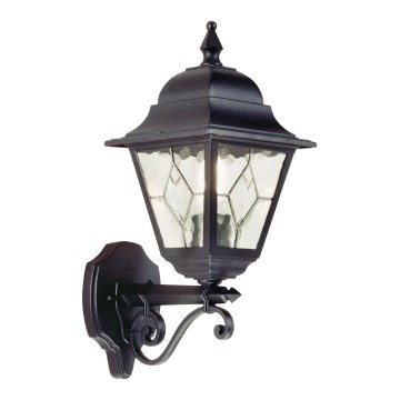 Elstead NR1-BLK - Iluminação de parede exterior NORFOLK 1xE27/100W/230V IP43