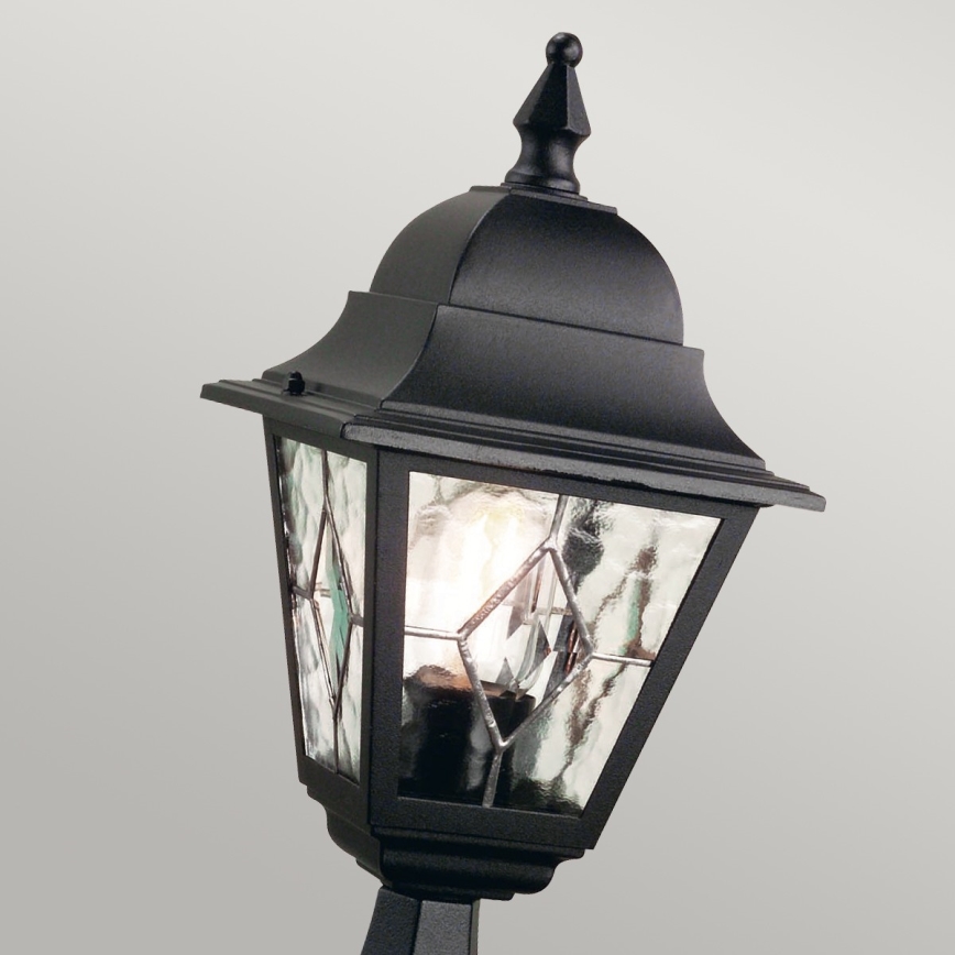 Elstead NR3-BLK - Candeeiro exterior NORFOLK 1xE27/100W/230V IP43