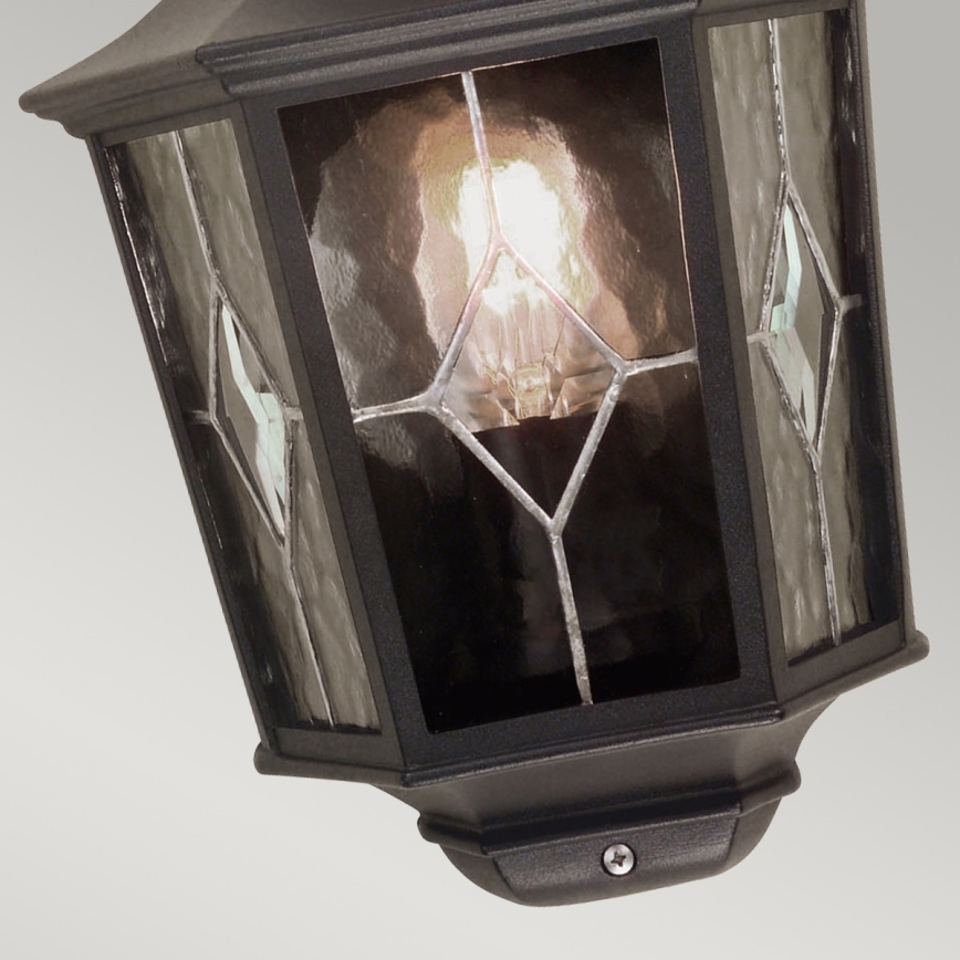 Elstead NR7-2-BLK - Iluminação de parede exterior NORFOLK 1xE27/100W/230V IP43