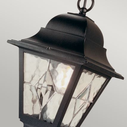 Elstead NR9-BLK - Candelabro exterior NORFOLK 1xE27/100W/230V IP43
