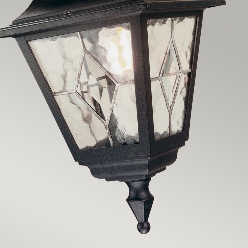 Elstead NR9-BLK - Candelabro exterior NORFOLK 1xE27/100W/230V IP43