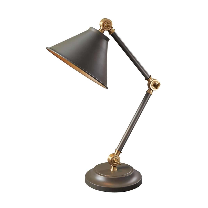 Elstead - Candeeiro de mesa PROVENCE ELEMENT 1xE27/60W/230V cinzento