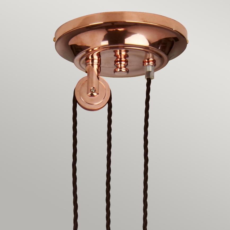 Elstead PV-P-CPR - Candelabro suspenso PROVENCE 1xE27/100W/230V cobre