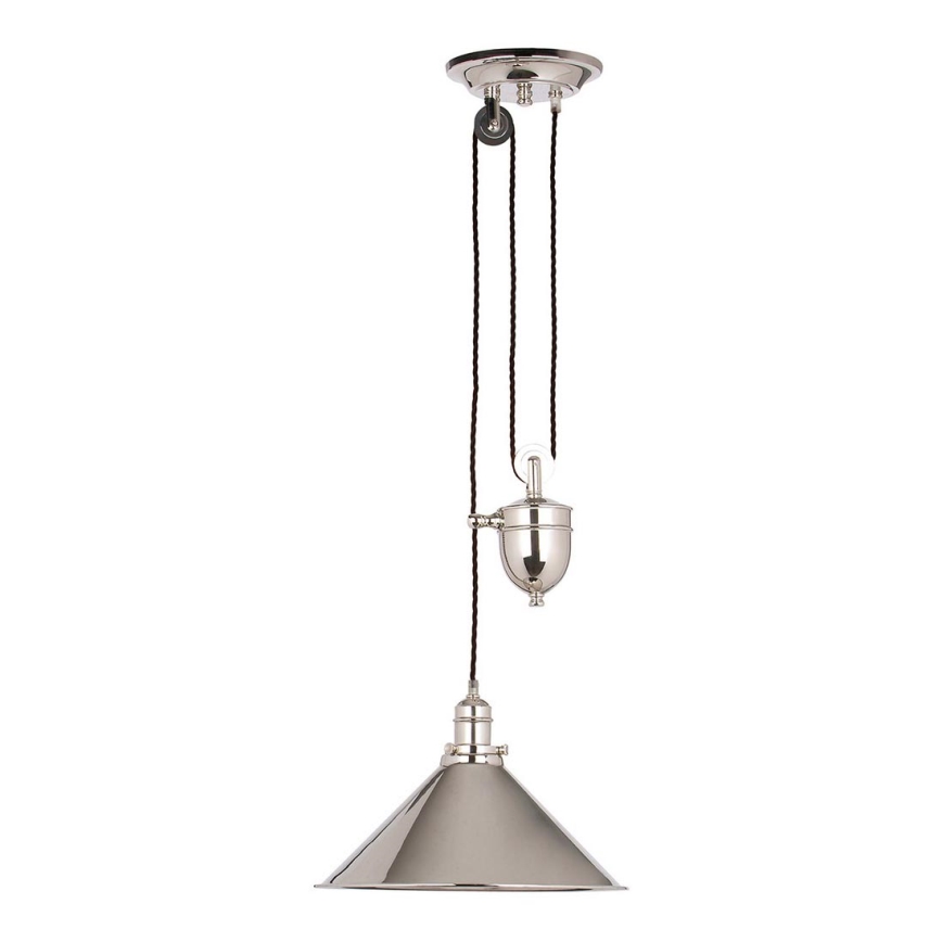 Elstead PV-P-PN - Candelabro suspenso PROVENCE 1xE27/100W/230V cromado brilhante