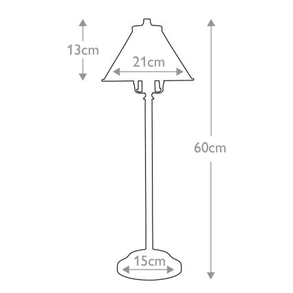Elstead PV-SL-AB - Candeeiro de mesa LED PROVENCE 1xE14/4W/230V